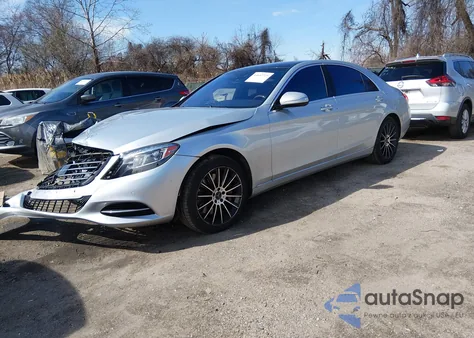 2015 Mercedes-Benz S 550 4Matic из США, поврежденный, VIN WDDUG8FBXFA147892